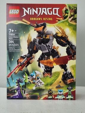 LEGO NINJAGO 71854 Cole's Mission Mech 364 Pcs Zane Dragon Form 7+ NEW & MINT